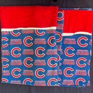 Chicago Cubs Red and Blue Pillowcases